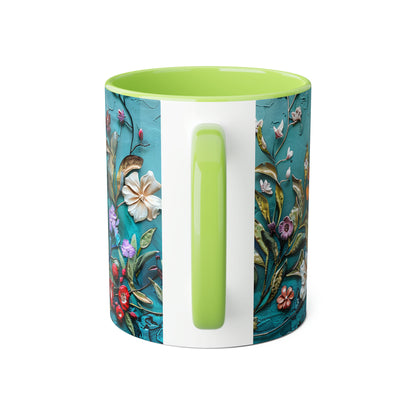 Wild Flowers Accent Mugs, 11oz - Canada Only
