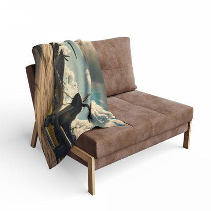 WW2 Airfield #4 Arctic Fleece Blanket - UK