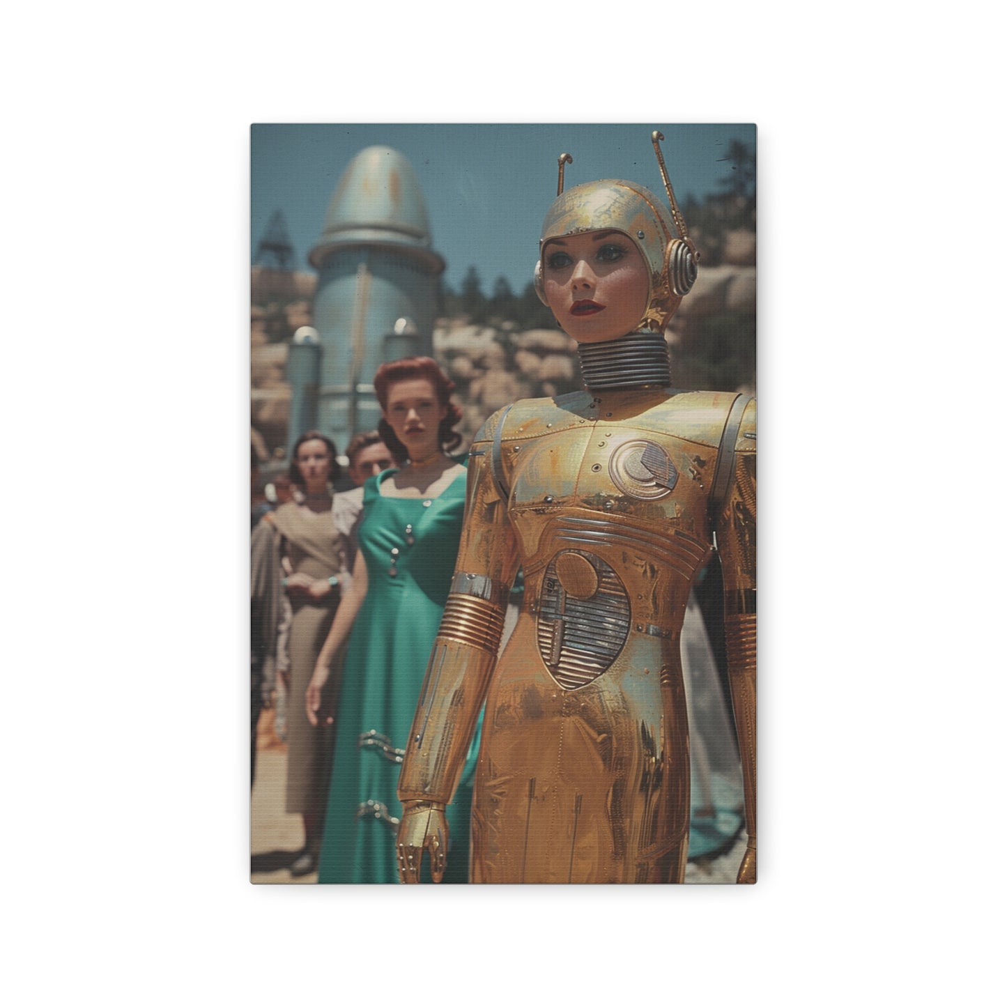 Sci-Fi 1950's #4 - Polyester Canvas