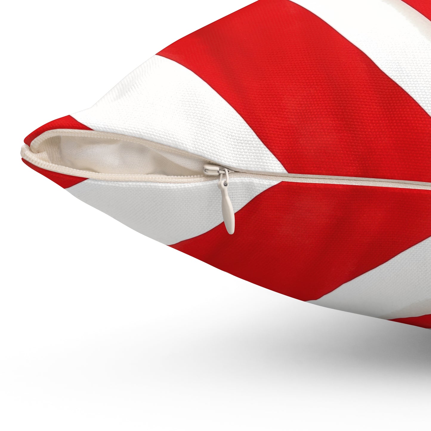 Strawberries and Cream - Spun Polyester Square Pillow - USA