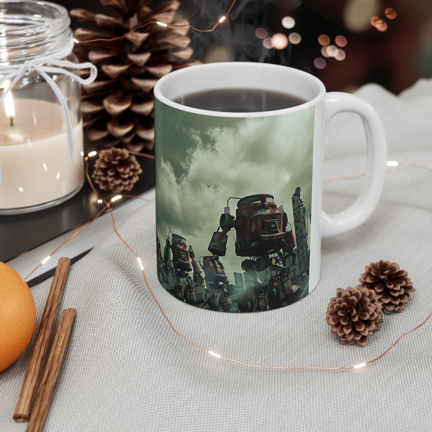 Metal Man - Ceramic Coffee Cups, 11oz, 15oz - UK