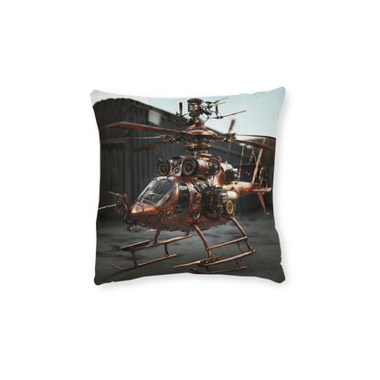 Industrial-Style Square Cushion 2 - Steampunk Home Decor UK
