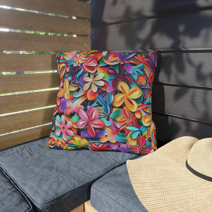 Summer Flowers - Outdoor Pillows - USA