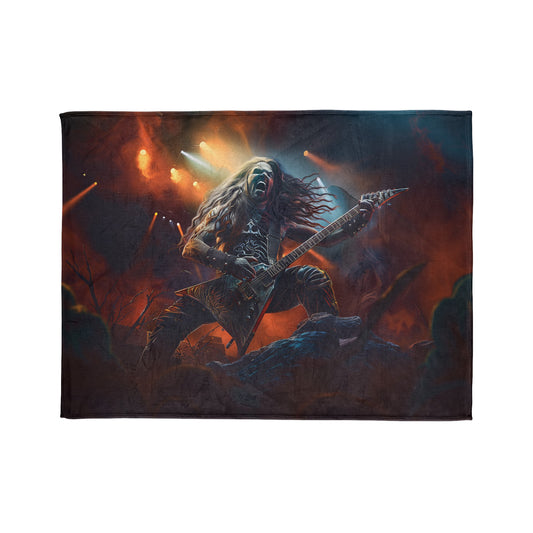 Heavy Metal- Soft Polyester Blanket USA
