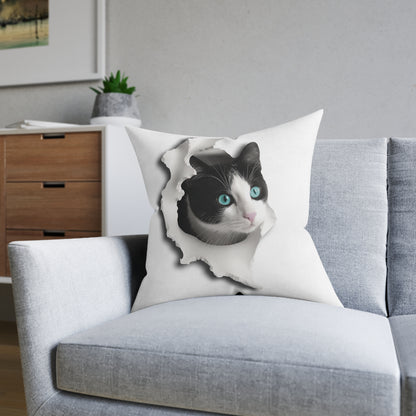 Cat 1 - Square Pillow - UK
