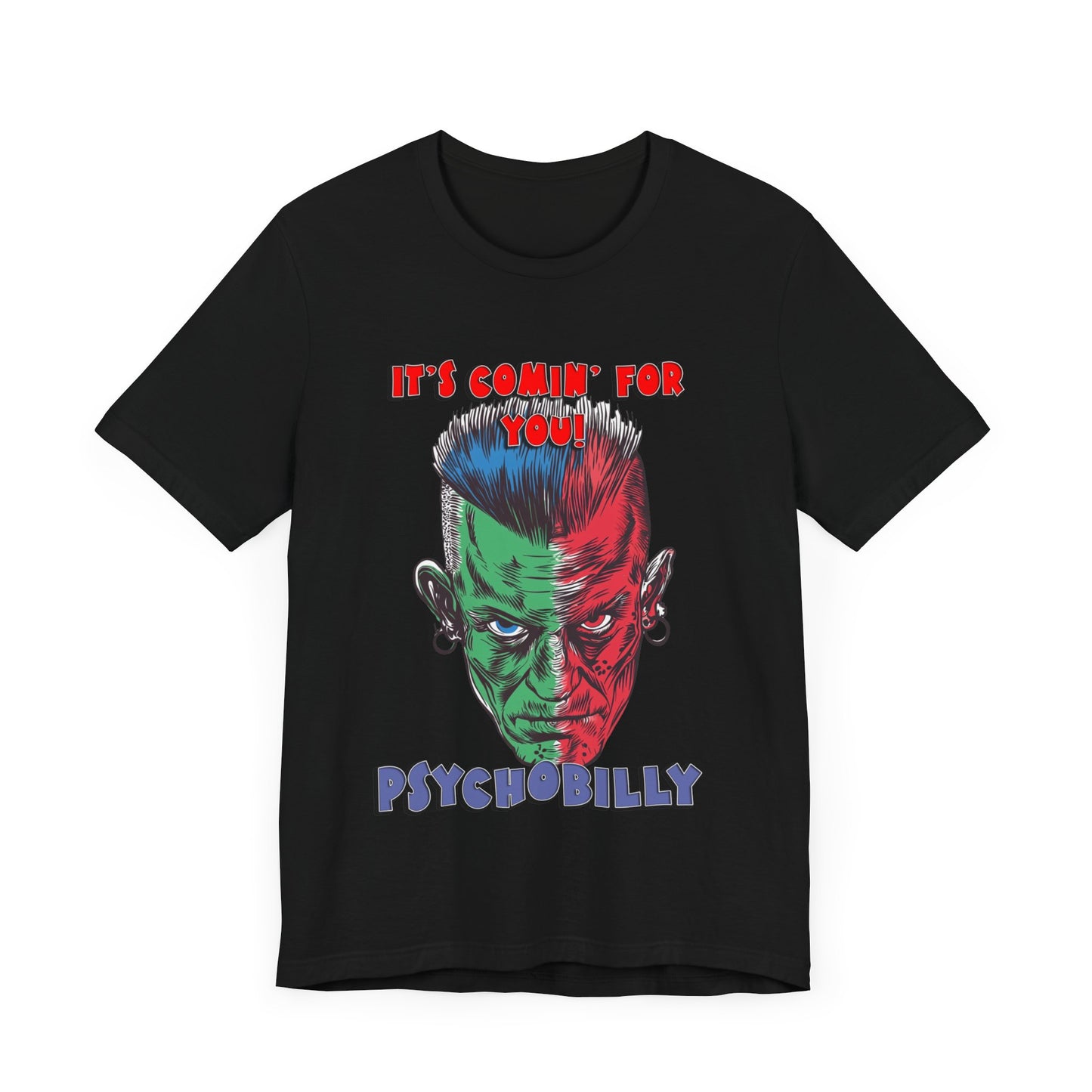 Psychobilly 1 - Jersey Short Sleeve Tee - USA