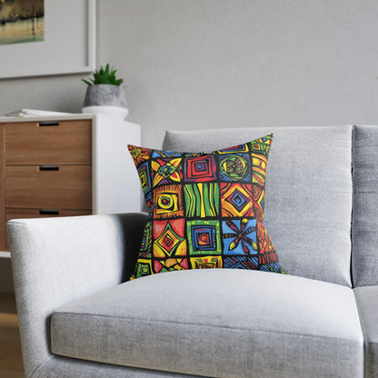African 2 - Square Pillow - UK