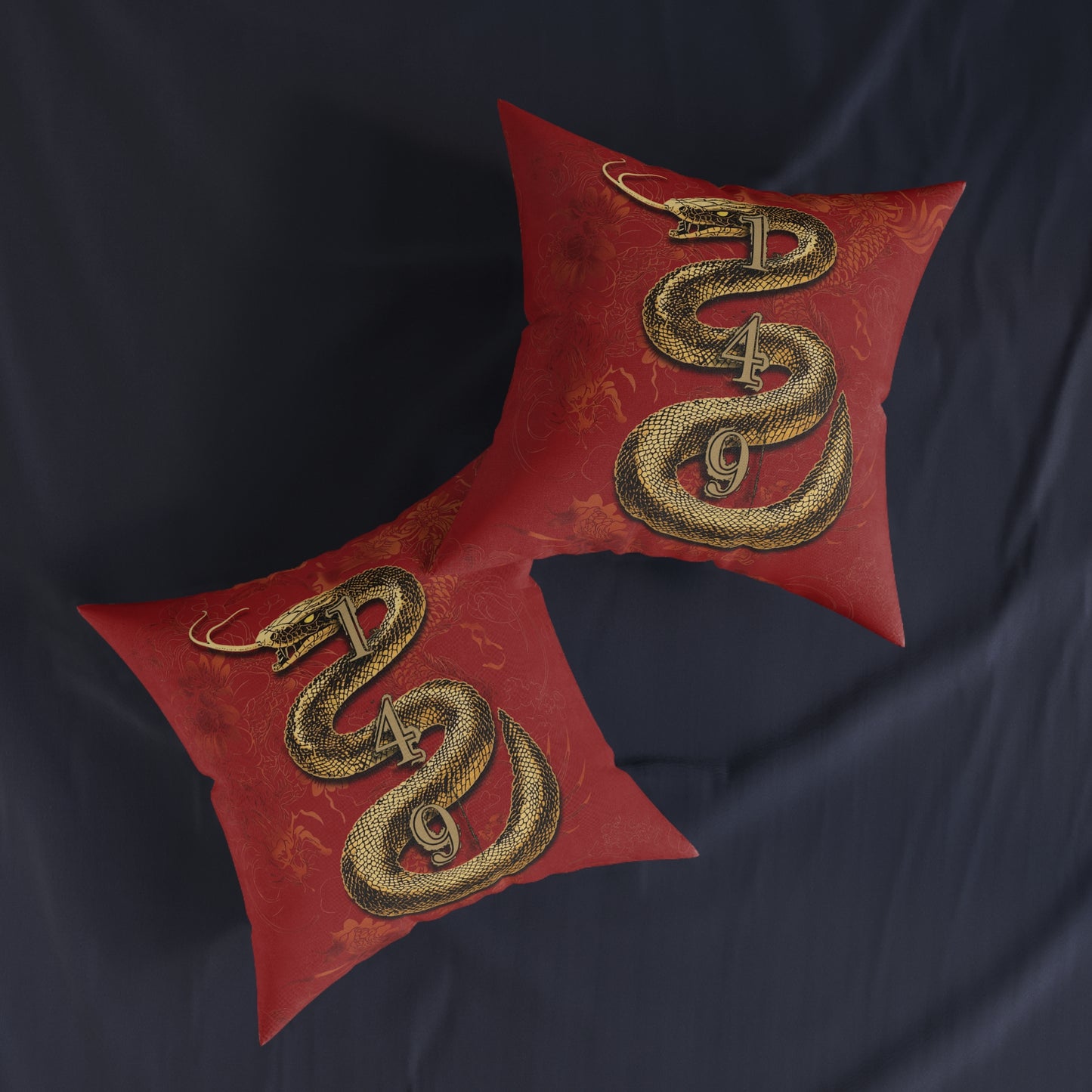 Chinese Year of The Snake - Square Pillow UK