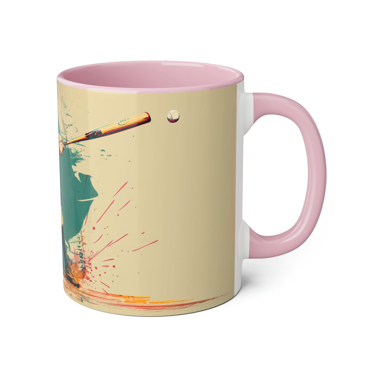 Baseball Accent Mug -11oz  Canada Only