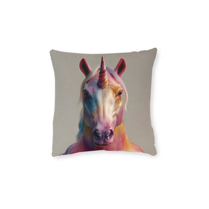 Colourful Magical Unicorn - Square Cushion - UK