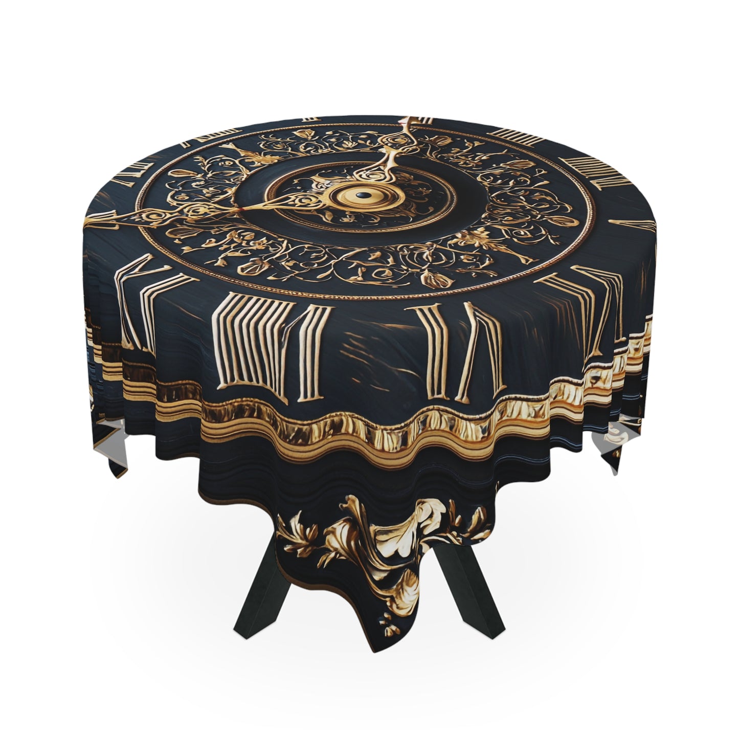 Clock face Tablecloth 3 - Decorative Mechanical Cover for Dining & Events UK