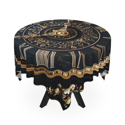 Clock face Tablecloth 3 - Decorative Mechanical Cover for Dining & Events UK