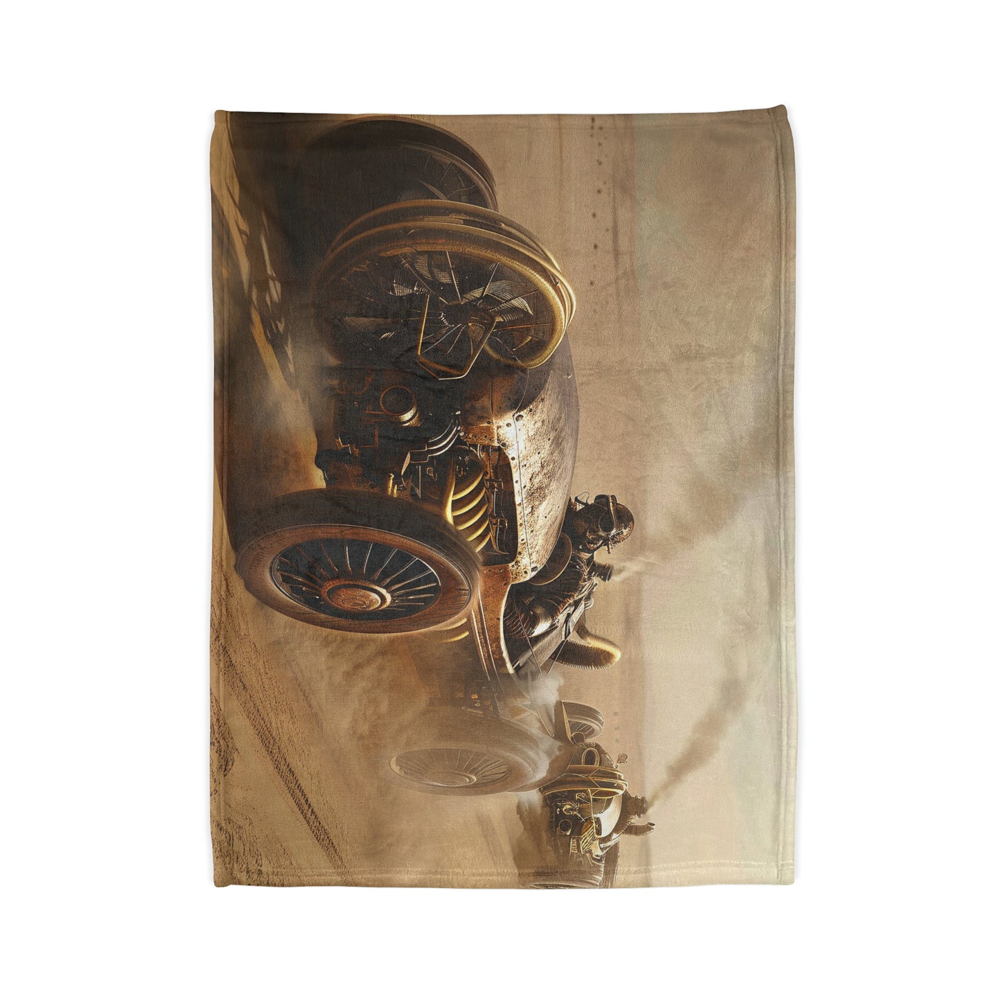 Steampunk Racer #2 - Soft Polyester Blanket