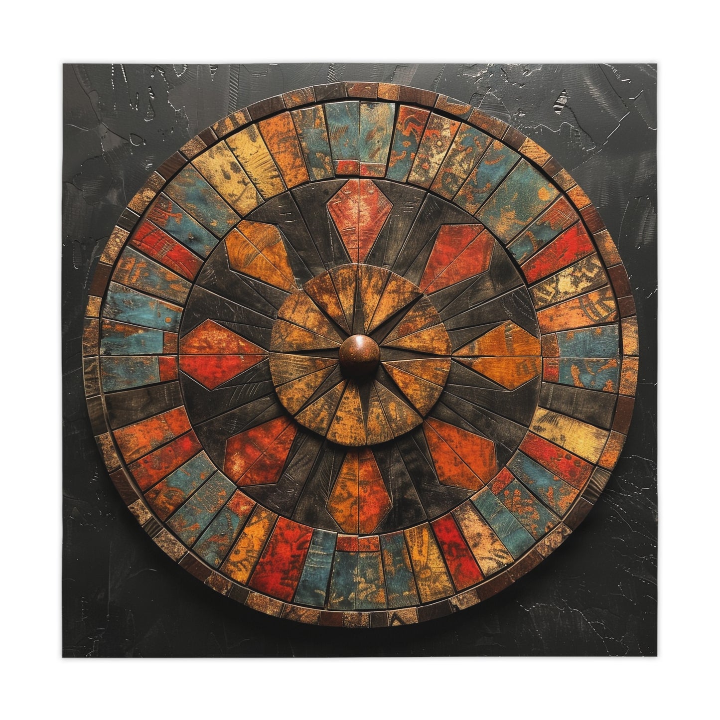 Rustic Wooden Roulette Effect Tablecloth - Vintage Style for Dining & Celebrations USA