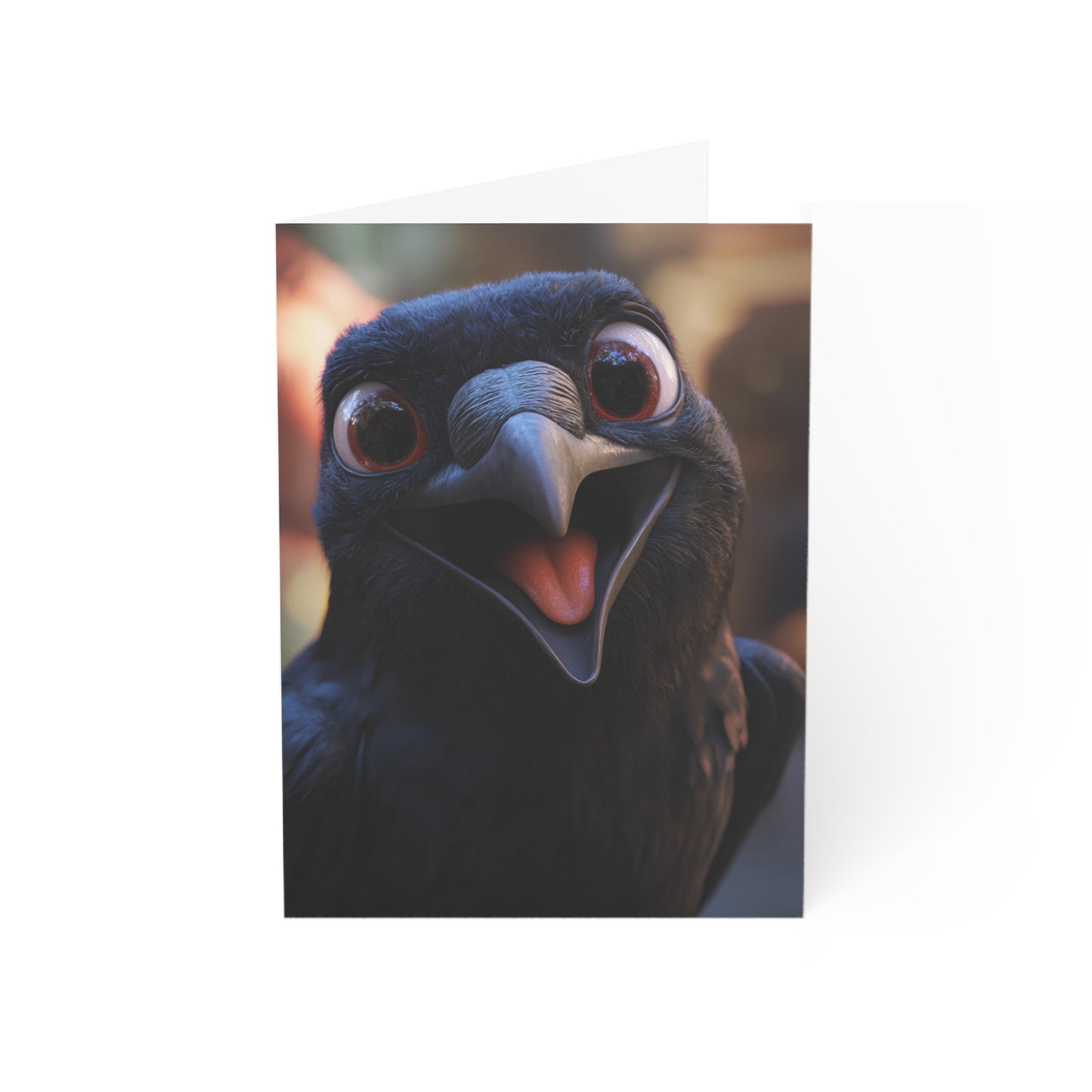 Happy Crow Greeting Cards - Set of 1, 10, 30, or 50pcs for All Occasions - USA