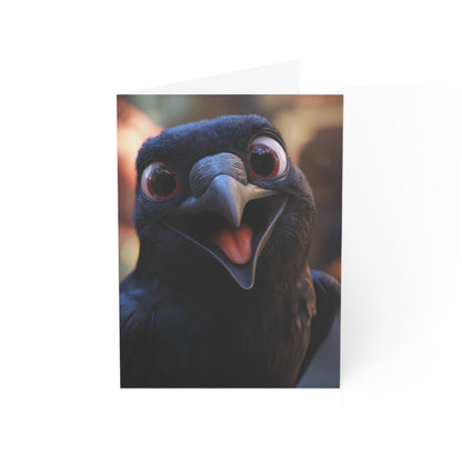 Happy Crow Greeting Cards - Set of 1, 10, 30, or 50pcs for All Occasions - USA