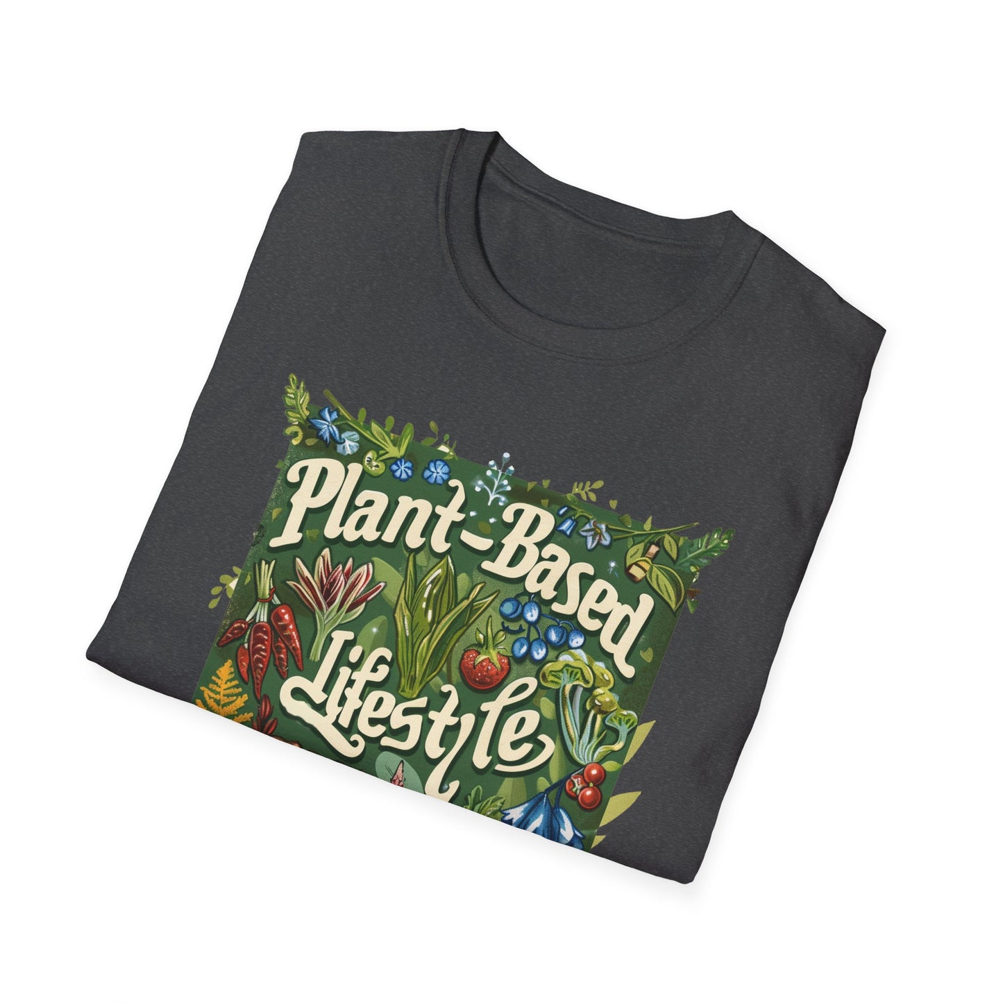 Plant Based Lifestyle #2 - Unisex Softstyle T-Shirt (UK)