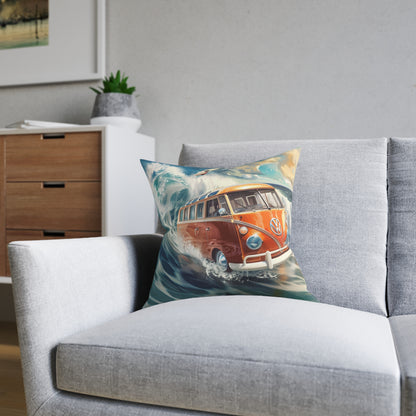 VW Surf Wagon - Square Pillow - UK