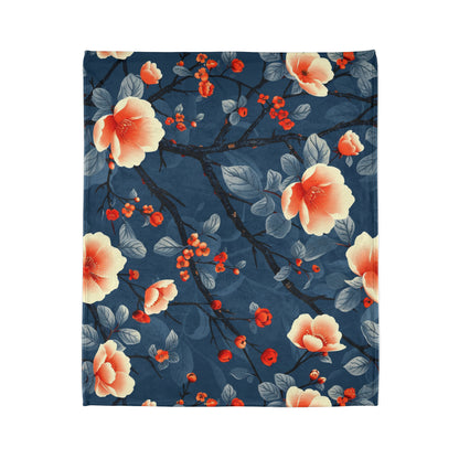 Chinoiserie #1 - Soft Polyester Blanket