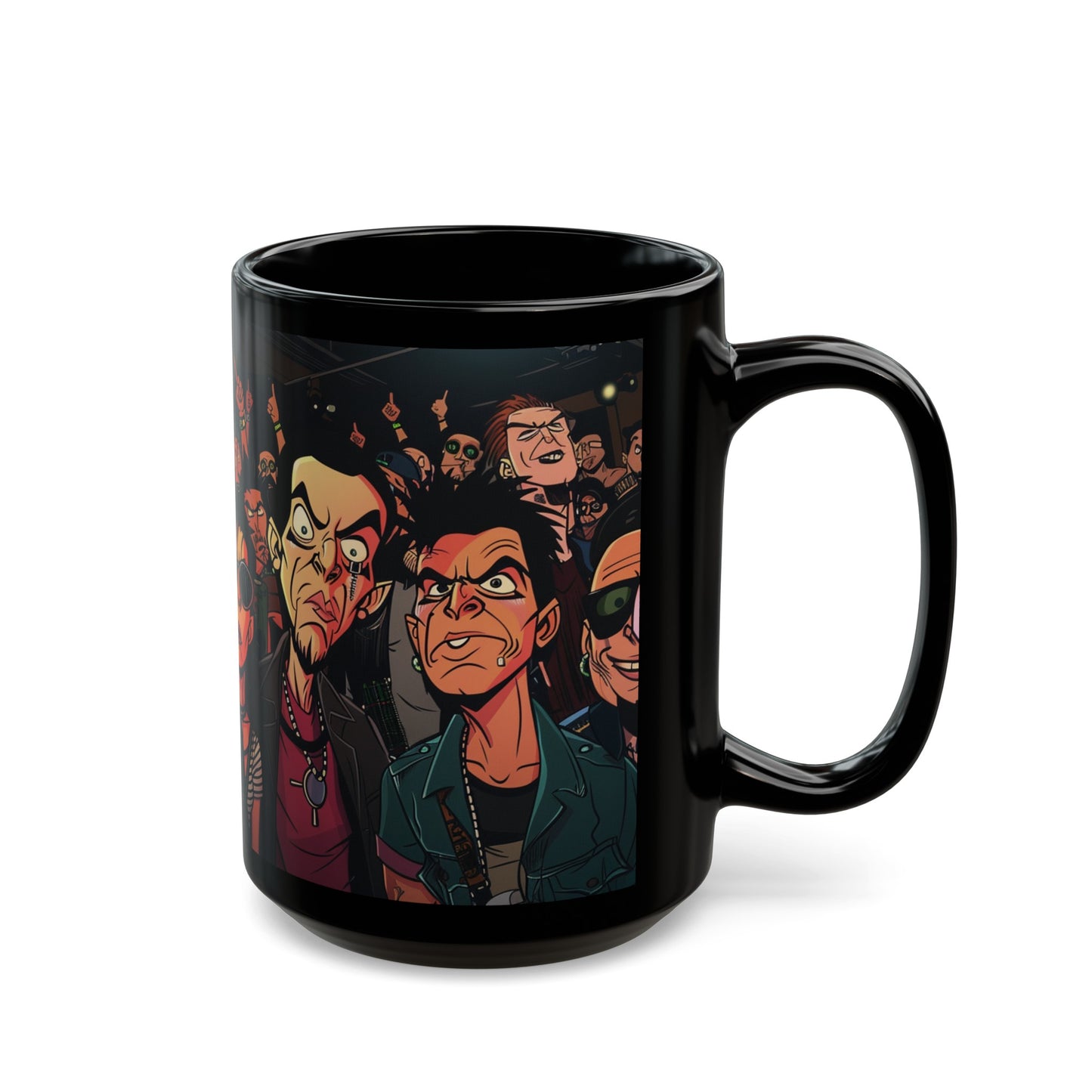 Stay Psycho Black Mug (11oz, 15oz) - UK