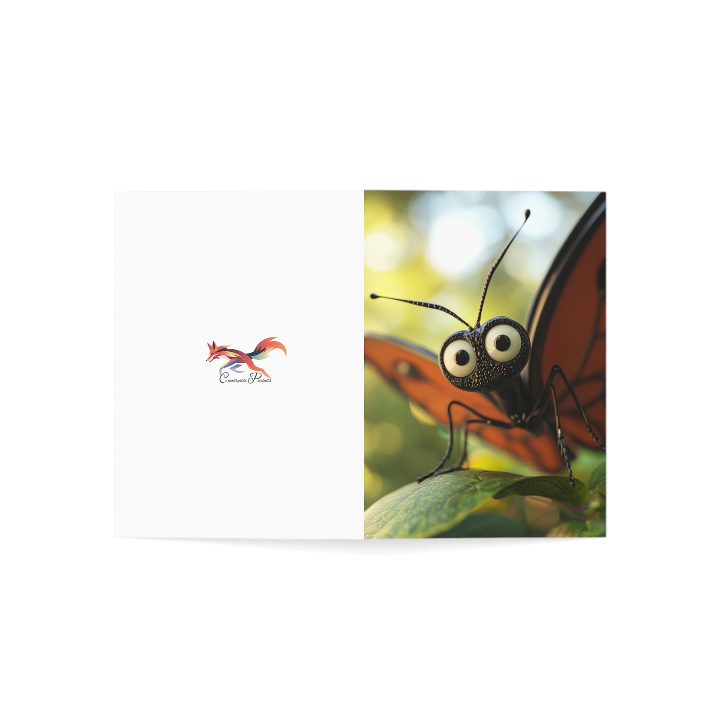 Staring Butterfly Greeting Cards - Set of 1, 10, 30, or 50pcs for All Occasions - USA