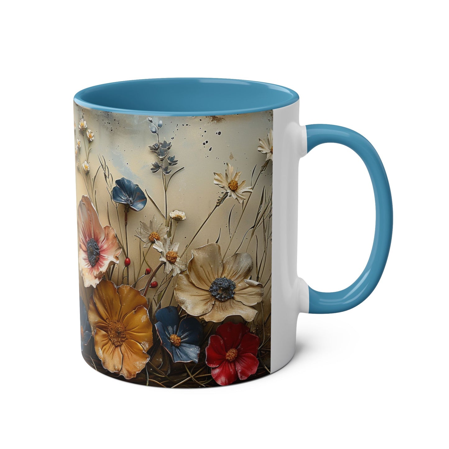 **Pressed Wild Flowers #2 - Coffee Mug 11oz  UK