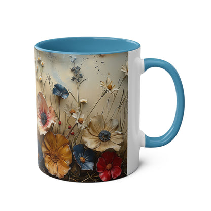 **Pressed Wild Flowers #2 - Coffee Mug 11oz  UK