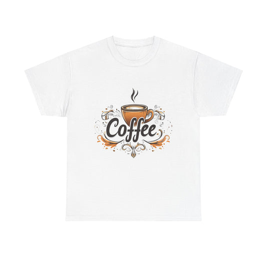 Unisex Heavy Cotton Coffee Tee 3 - Perfect for Coffee Lovers - USA