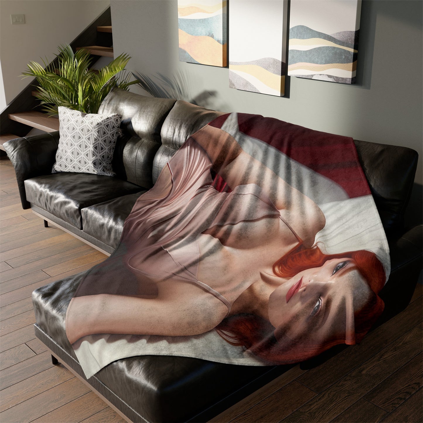 Red Hot Red-head 2 - Soft Polyester Blanket - UK