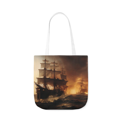 Seascape #7 - Polyester Canvas Tote Bag (AOP)