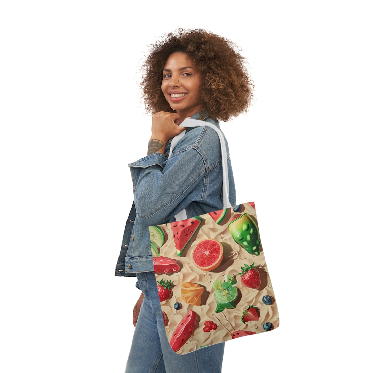 Summertime #5 - Polyester Canvas Tote Bag (AOP)