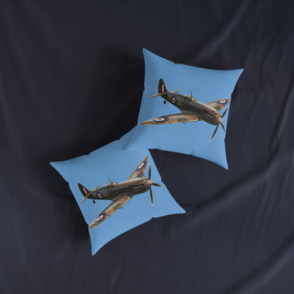 Spitfire - Square Pillow - UK