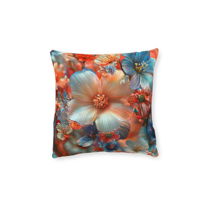 **3D Pretty Flowers - Square Pillow - UK