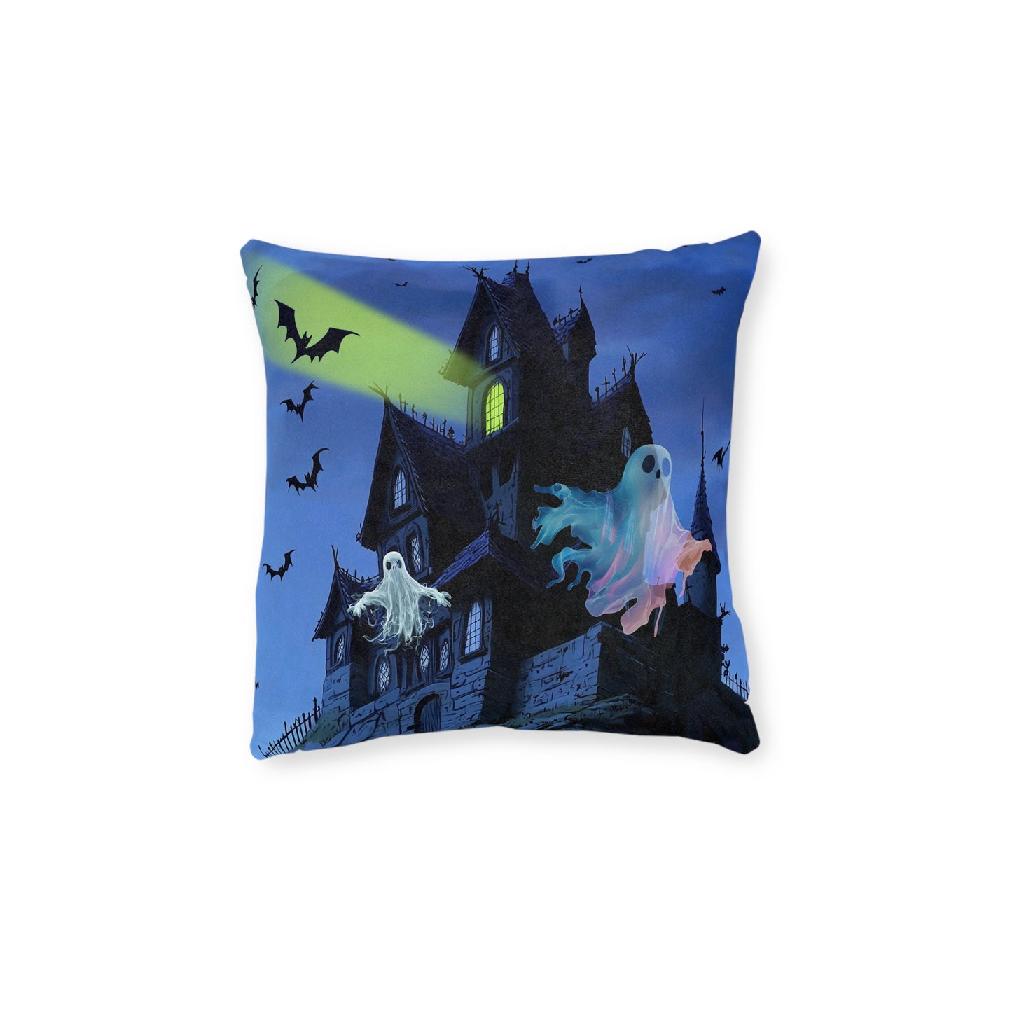 Haunted House - Square Pillow - UK