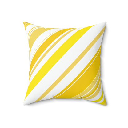 Lemon Sherbet - Spun Polyester Square Pillow - USA