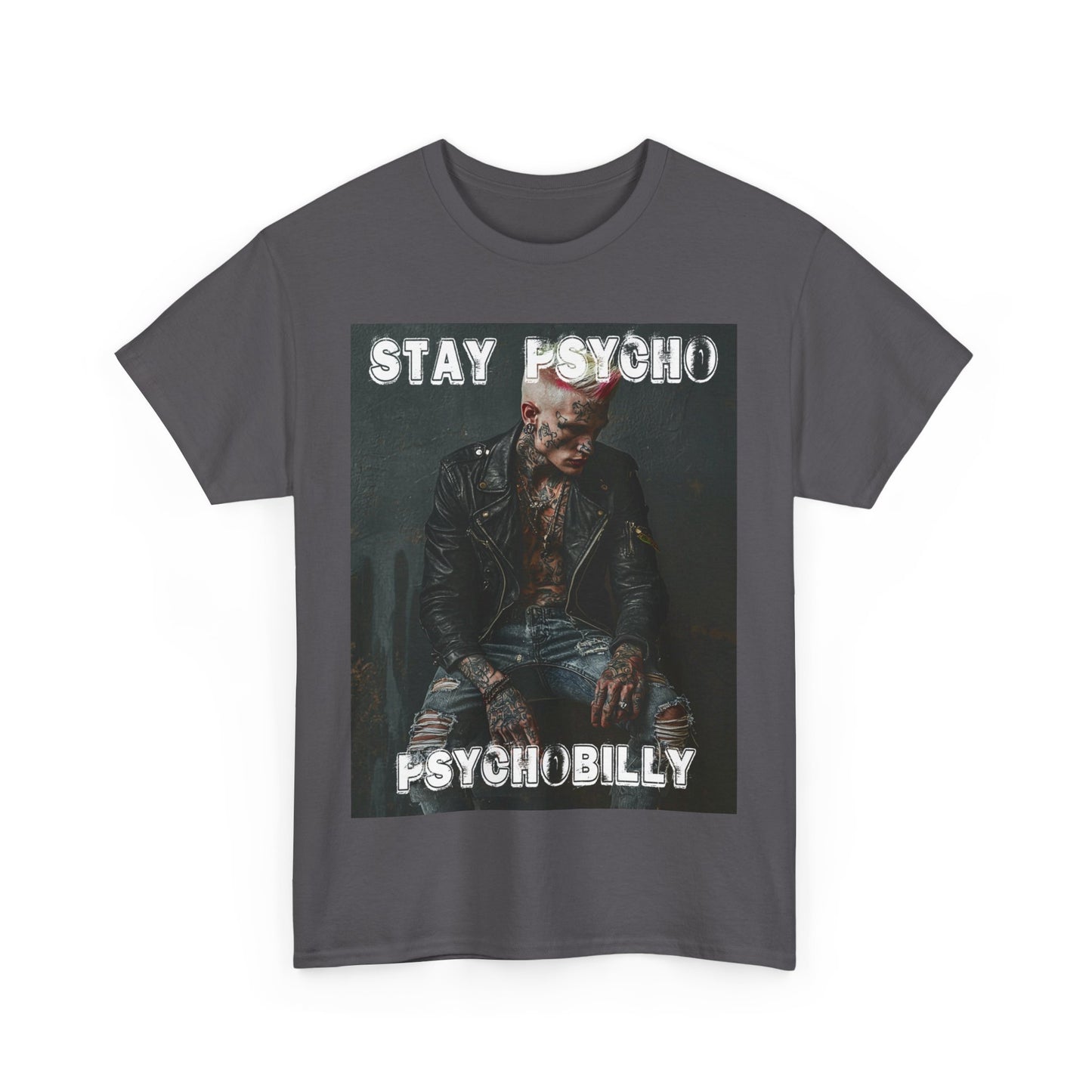Psycho 1 - Unisex Heavy Cotton Tee - UK