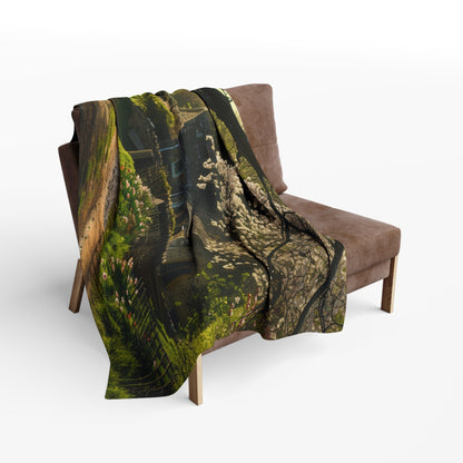 English Springtime 3 Arctic Fleece Blanket - UK, USA