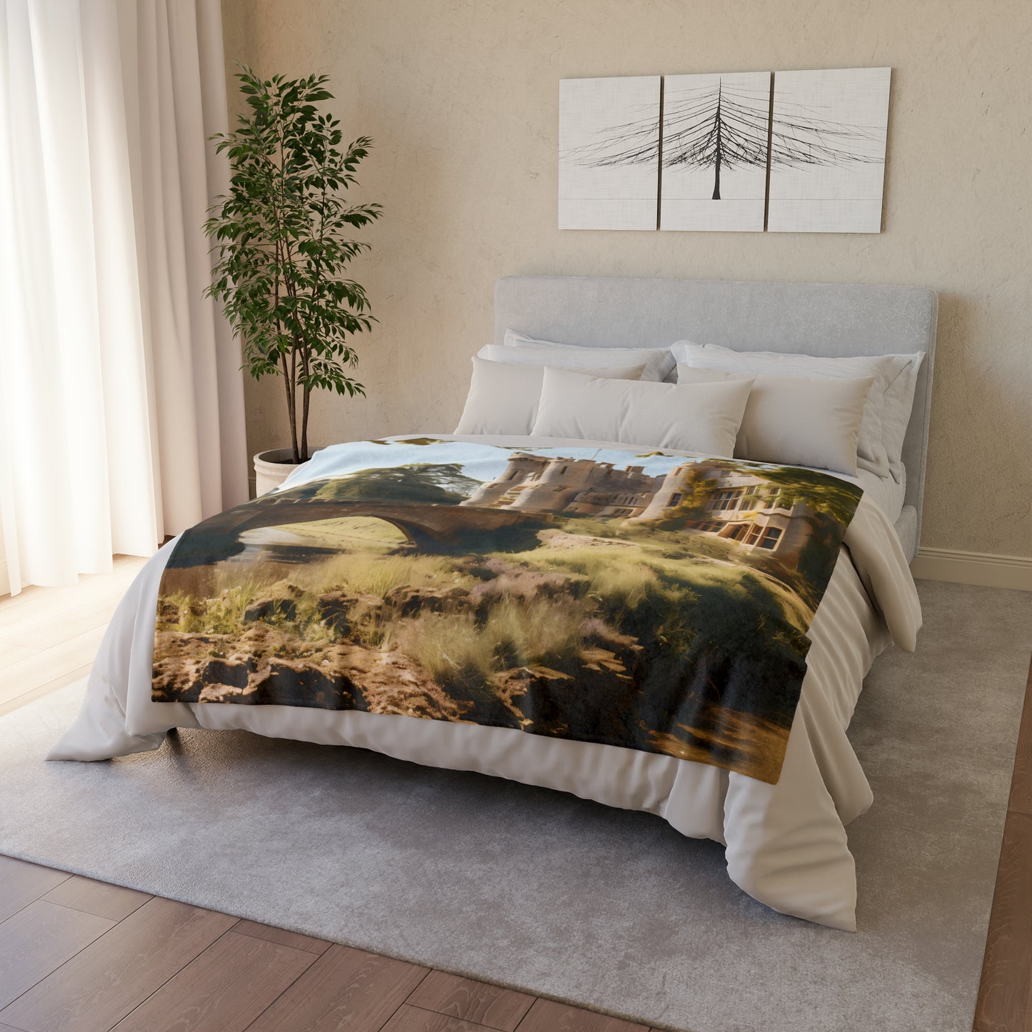 English Country House #6 - Soft Polyester Blanket