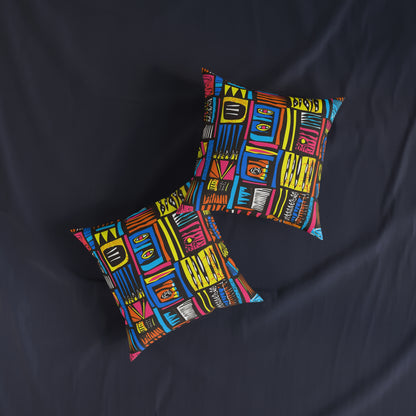African 1 - Square Pillow - UK