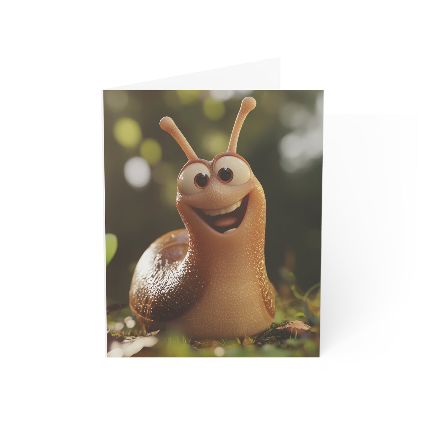 Happy Snail Blank Cards - Set of 1, 10, 30, or 50pcs for All Occasions - USA