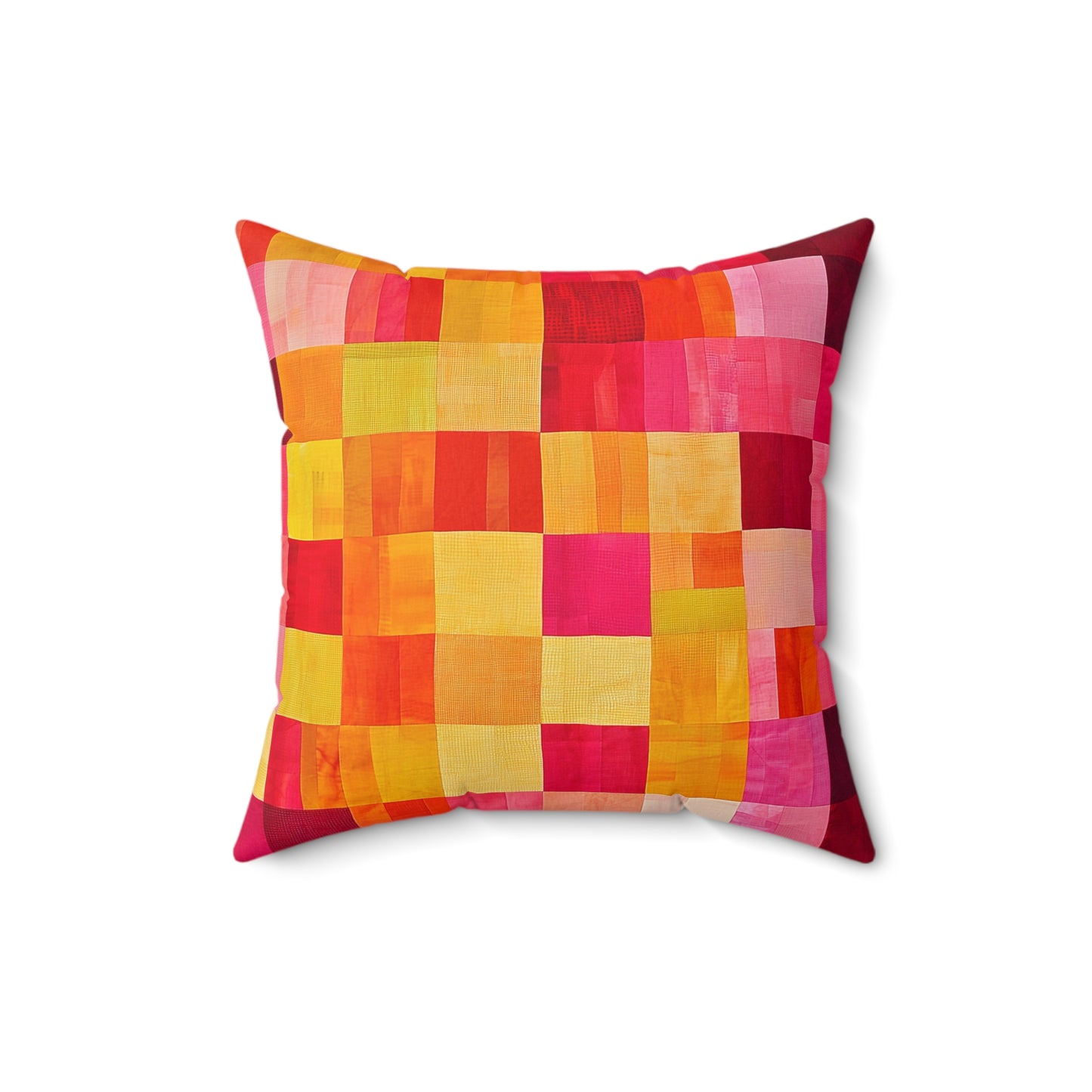 Patchwork 2 - Spun Polyester Square Pillow - USA
