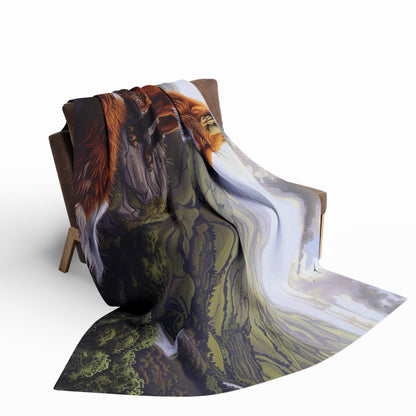 Valley View #1 Arctic Fleece Blanket - UK
