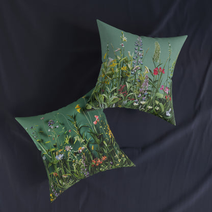 Wild Meadow 2 - Square Pillow -UK