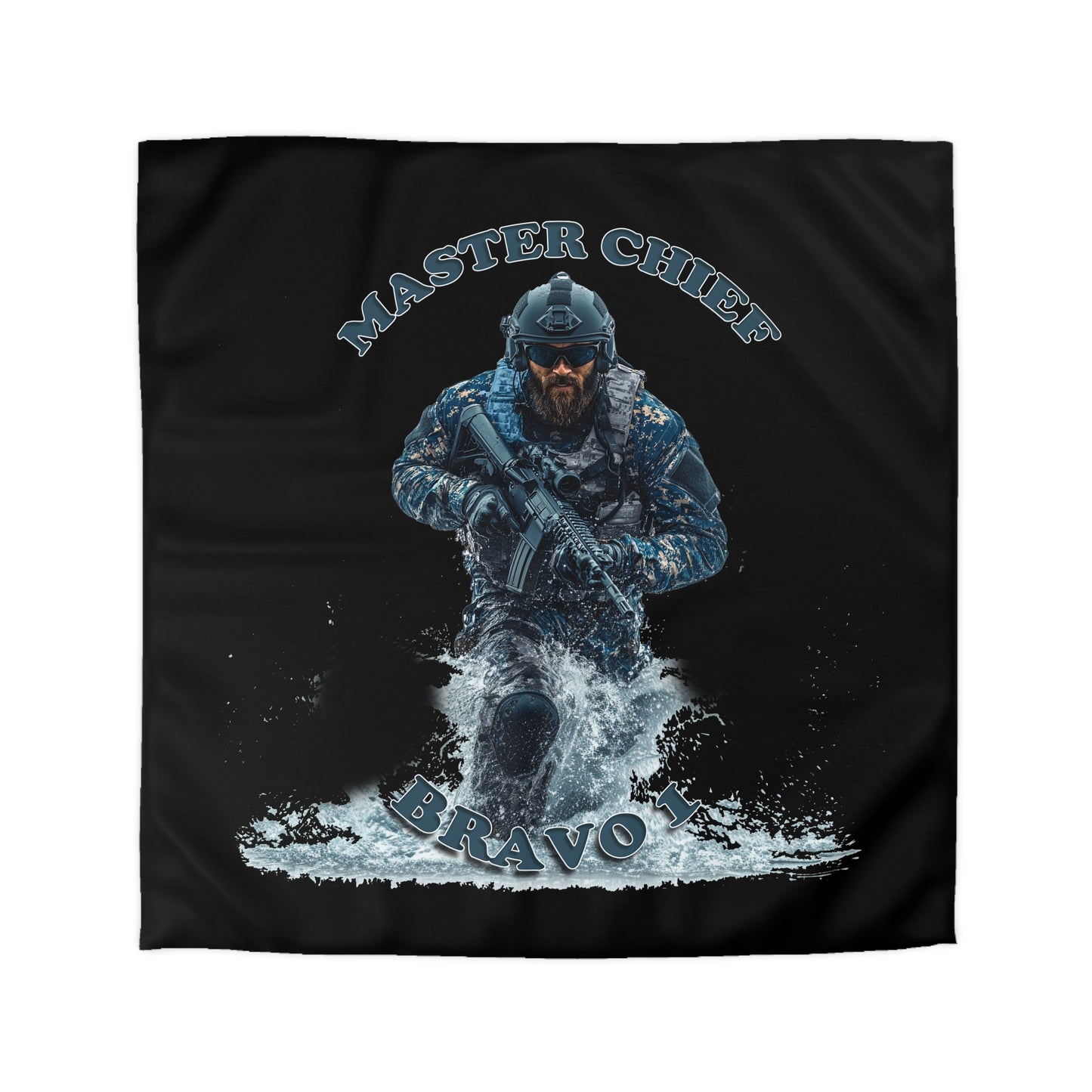 Master Chief Navy Seals - Microfiber Duvet Cover USA and UK