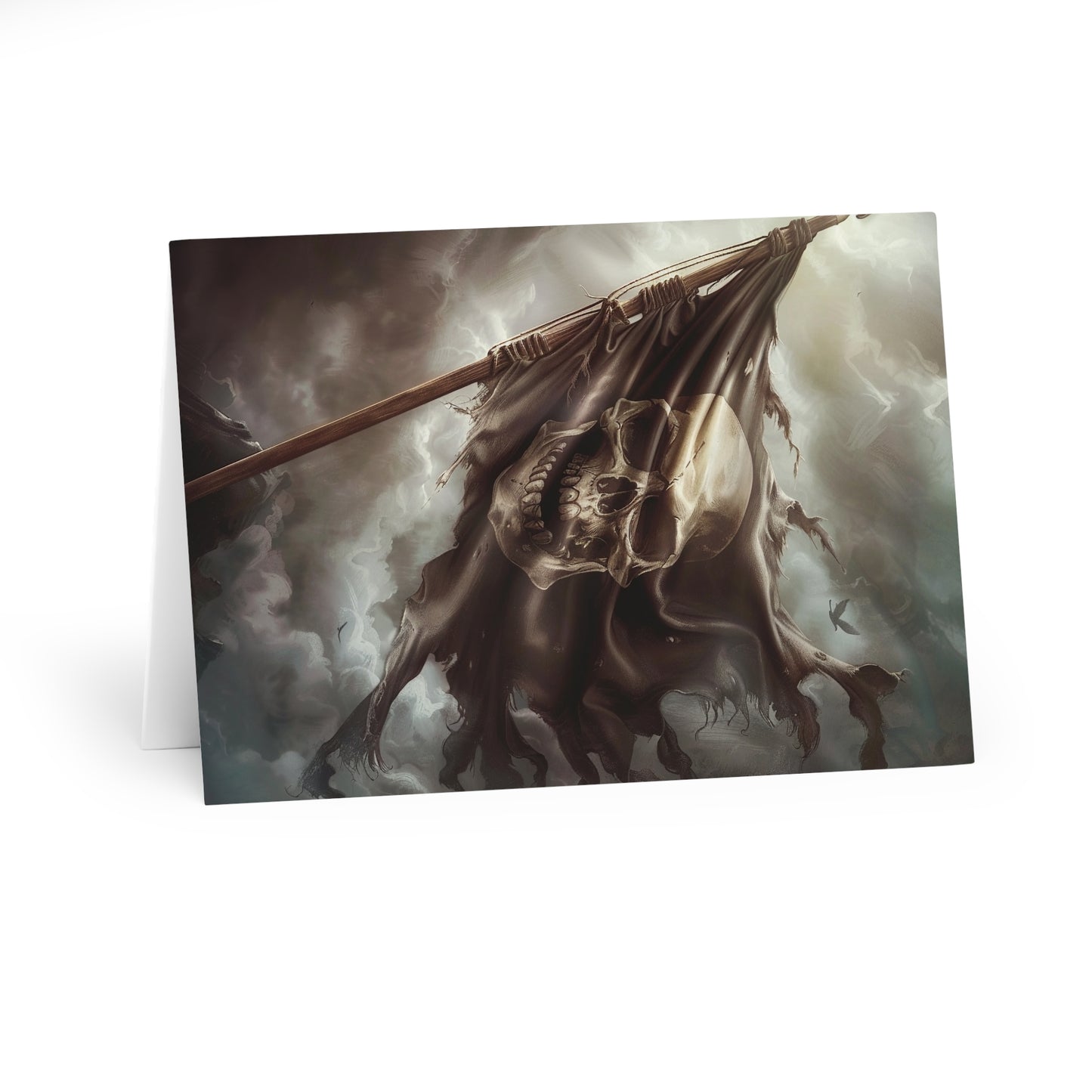 Pirate Flag Greeting Cards (5 Pack) - UK