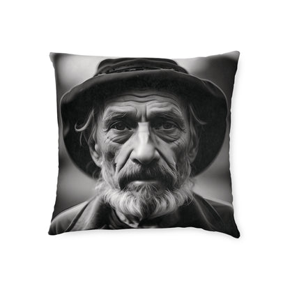 Old Man - Square Pillow - UK