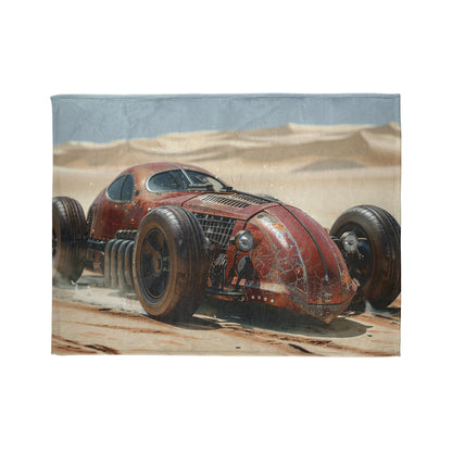 Steampunk Racer #4 - Soft Polyester Blanket