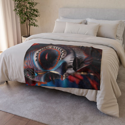 Day of The Dead 1 - Soft Polyester Blanket UK