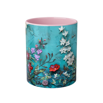 Wild Flowers Accent Mugs, 11oz - Canada Only