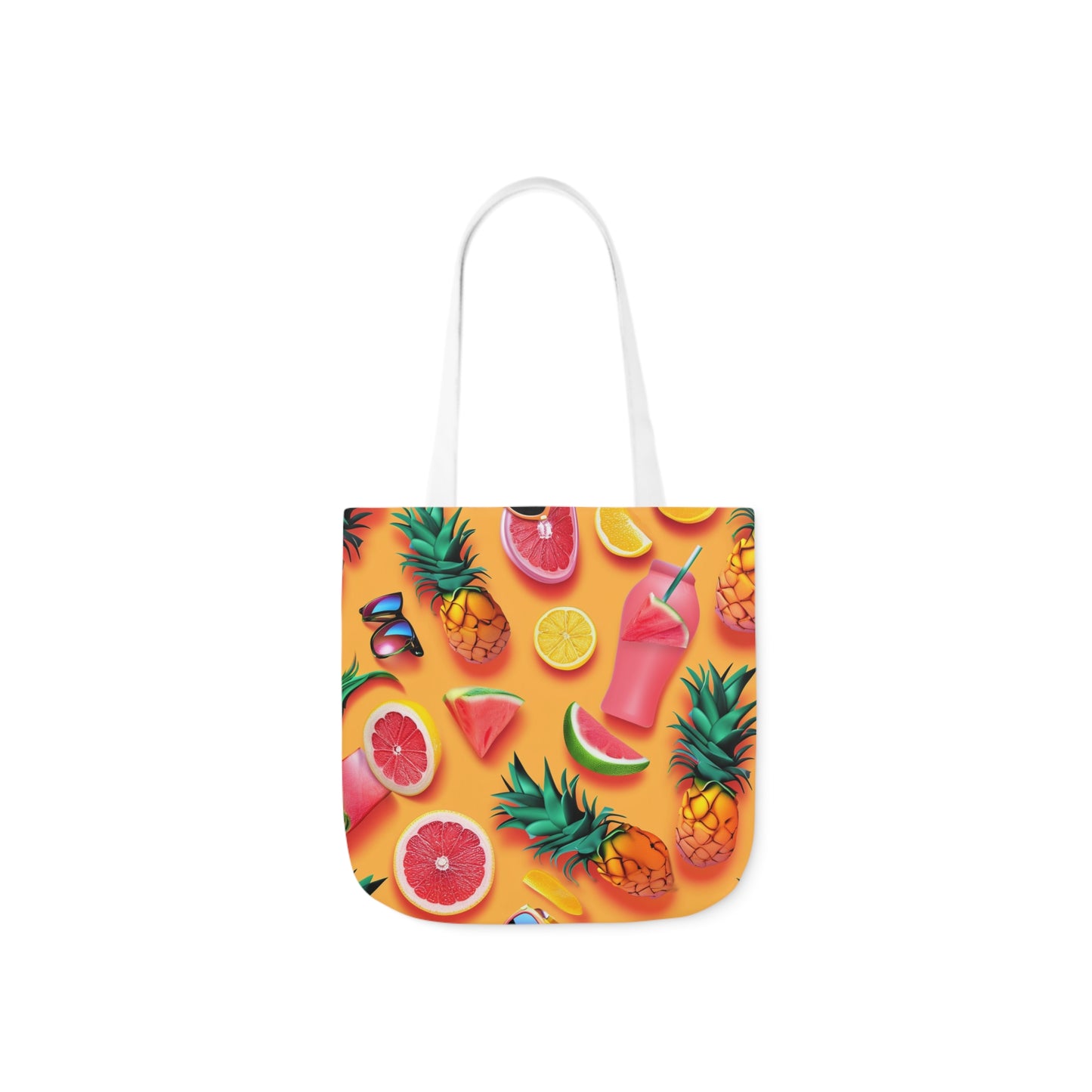 Summertime #4 - Polyester Canvas Tote Bag (AOP)